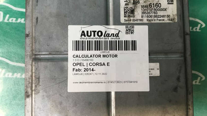 Calculator Motor 55496160 1.3 D Opel CORSA E 2014
