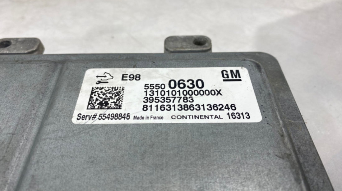 Calculator motor 55500630 1.6 cdti B16DTL Opel Astra K [2015 - 2020]