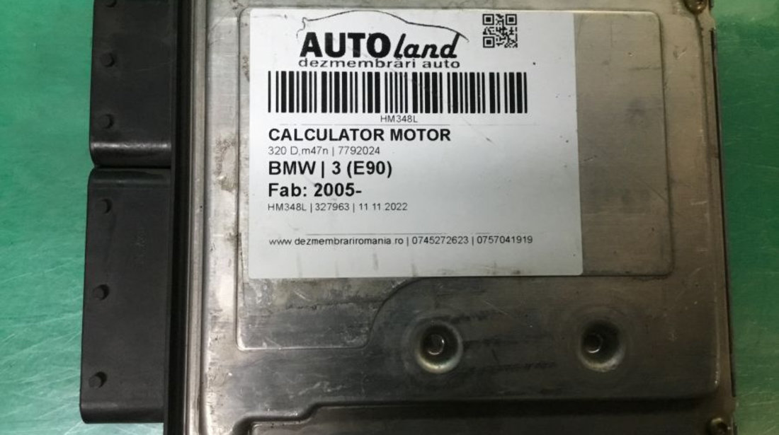 Calculator Motor 7792024 320 D,m47n BMW 3 E90 2005