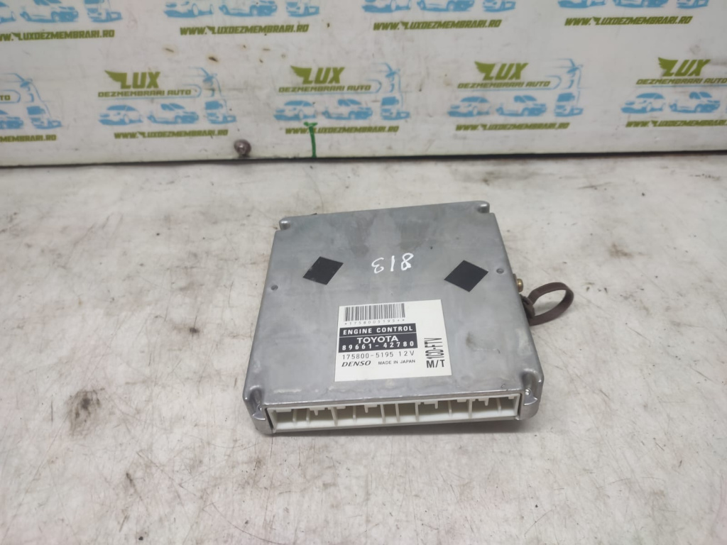 Calculator motor 89661-42780 2.0 d-4d 1CD-FTV Toyota Rav 4 2 [facelift] [2003 - 2006] 2.0 d-4d 1CD-FTV