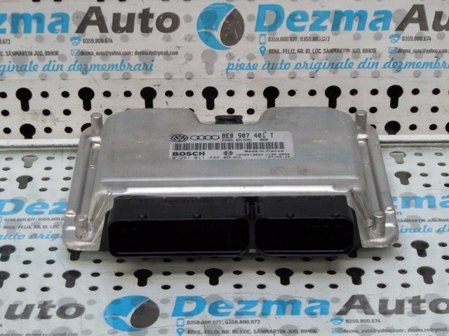 Calculator motor, 8E0907401T, 0281011444, Skoda Superb (3U4) 2.5 tdi (id:185410)