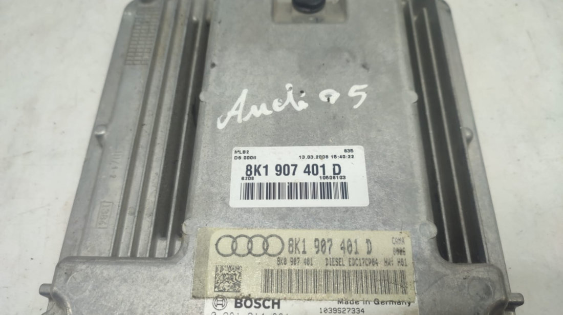 Calculator Motor 8k1907401d 2.7 TDI CAM Audi A4 B8/8K [2007 - 2011]
