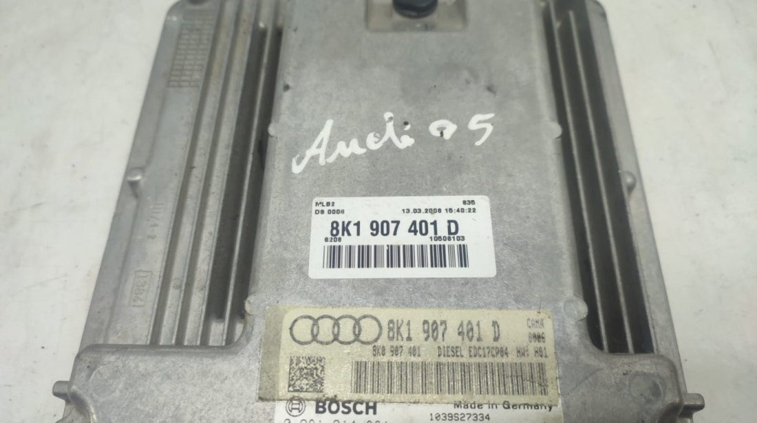 Calculator Motor 8k1907401d 2.7 TDI CAM Audi A5 8T [2007 - 2011]