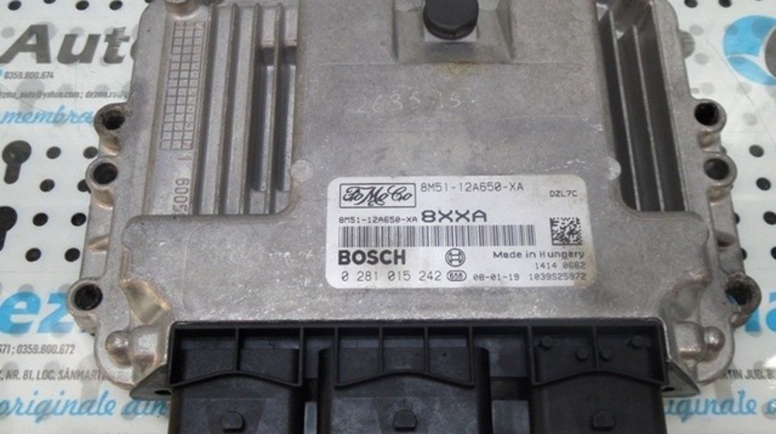 Calculator motor, 8M51-12A650-XA Ford Focus 2 (DA) 1.6 tdci