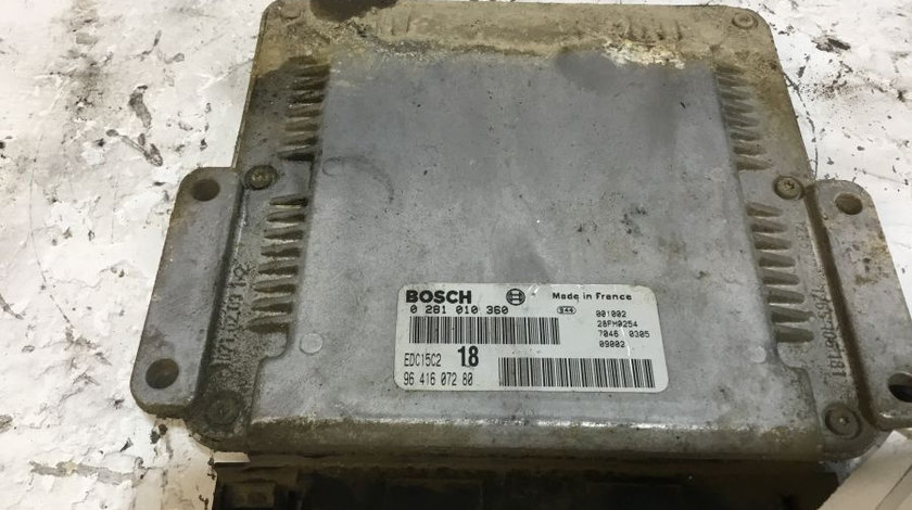 Calculator Motor 9641607280 Bosch 0281010360 Peugeot PARTNER Combispace 5F 1996