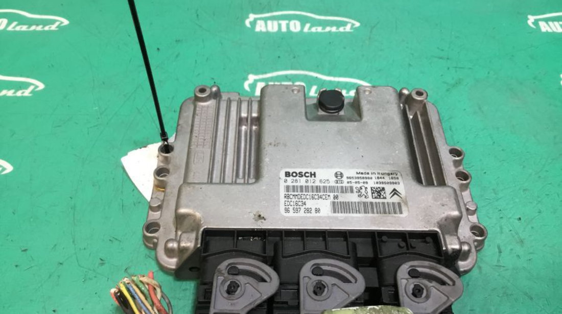 Calculator Motor 9659728280 0281012625 Peugeot 407 6D 2004