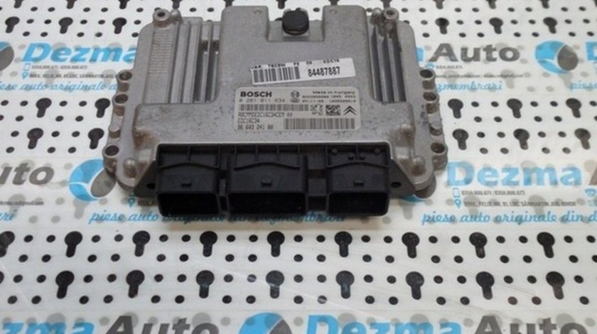 Calculator motor, 9660324180, 0281011634, Citroen C4, 1.6hdi, 9HZ