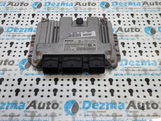 Calculator motor, 9660324180, 0281011634, Peugeot 1007, 1.6hdi, 9HZ