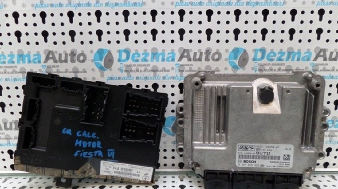 Calculator motor, 9V21-12A650, 0281015428, Ford Fiesta 6, 1.6 tdci (id:112193)