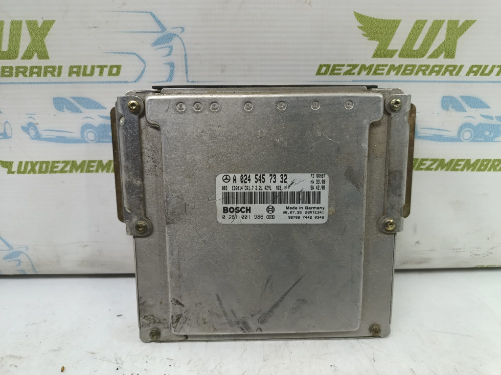 Calculator motor a0245457332 2.2 cdi 611980 0281001986 Mercedes-Benz Vito W638 [1996 - 2003]