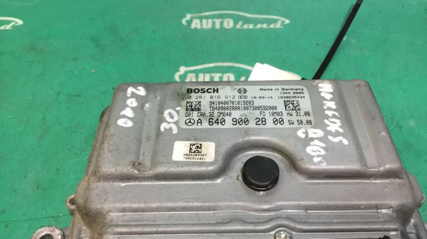 Calculator Motor A6409002800 0281016912 Mercedes-Benz B-CLASS W245 2005