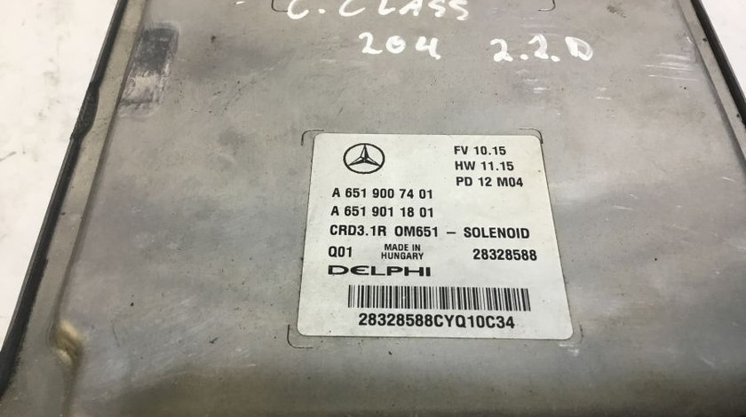 Calculator Motor A6519007401 2.2 CDI Euro 5 Mercedes-Benz C-CLASS T-Model S204 2007