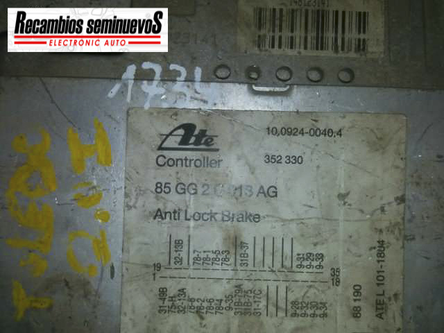 Calculator Motor ATE FORD SIERRA 85GG-2C013-AG / 85GG 2C013 AG / 85GG2C013AG / 1009240040485GG-2C013-AG / 85GG 2C013 AG / 85GG2C013AG / 10092400404