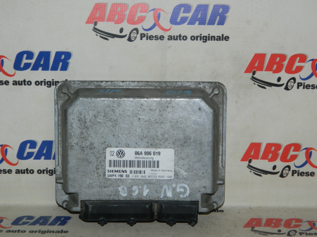 Calculator motor Audi A3 8L 1.6 cod: 06A906019 model 1996 - 2004