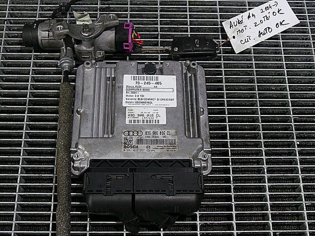 CALCULATOR MOTOR AUDI A4 2.0 TDI - (2004 2007)