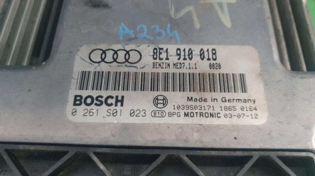 Calculator motor Audi A4 (2001-2004) [8E2, B6] 0261s01023