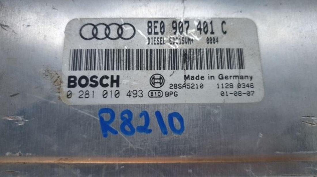 Calculator motor Audi A4 (2001-2004) [8E2, B6] 0281010493