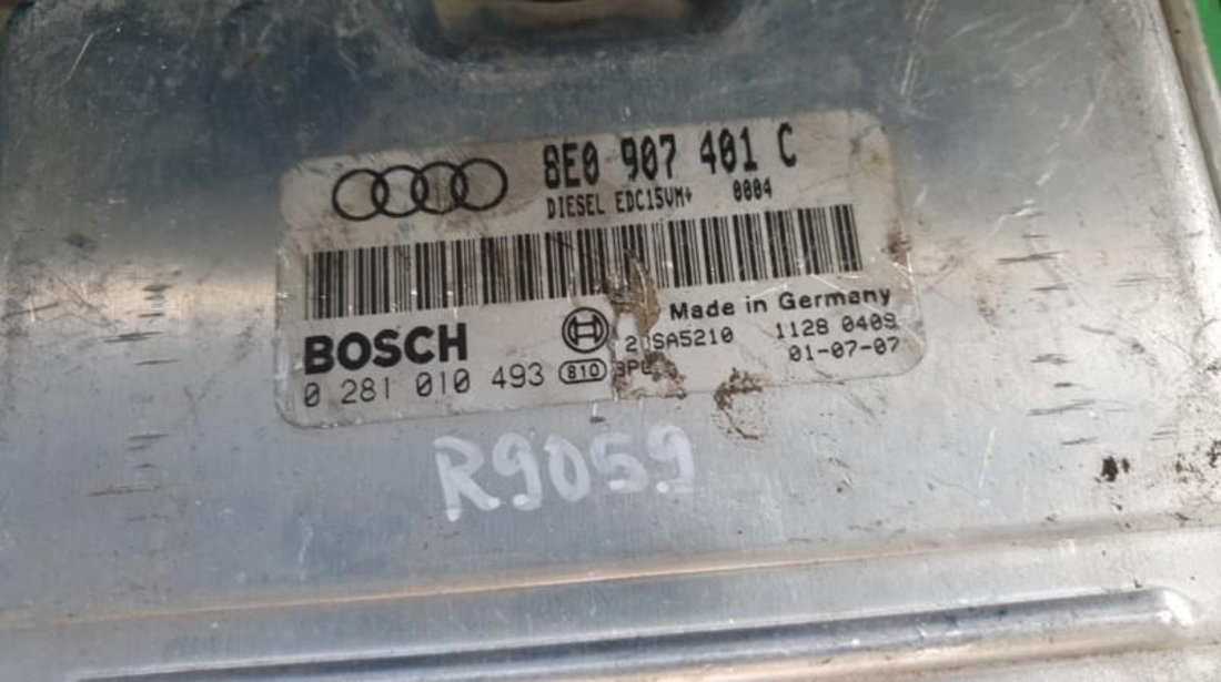 Calculator motor Audi A4 (2001-2004) [8E2, B6] 0281010493