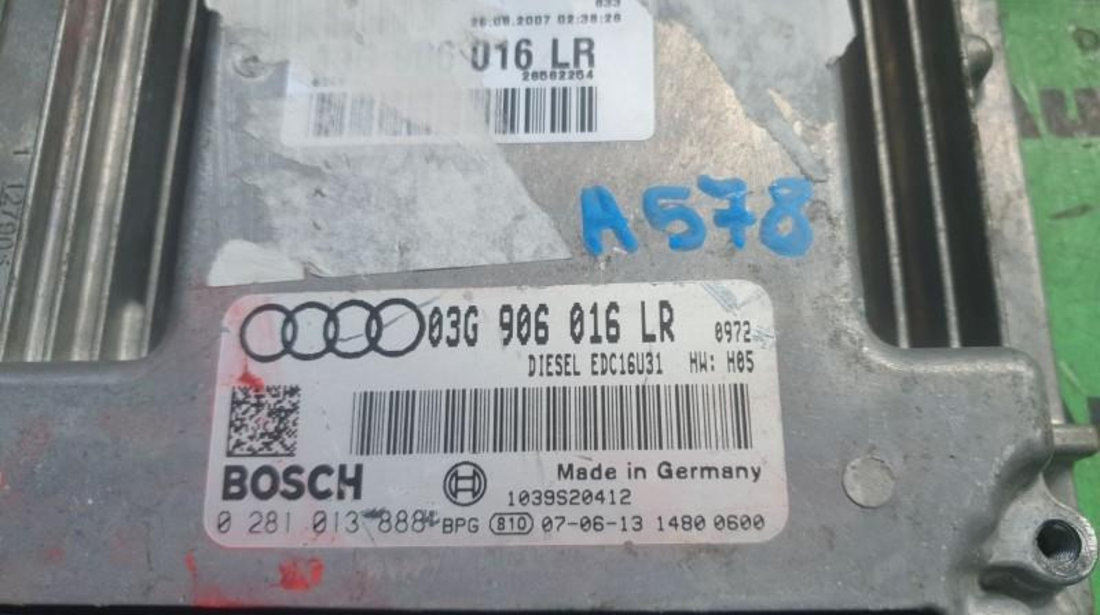 Calculator motor Audi A4 (2004-2008) [8EC, B7] 0281013888