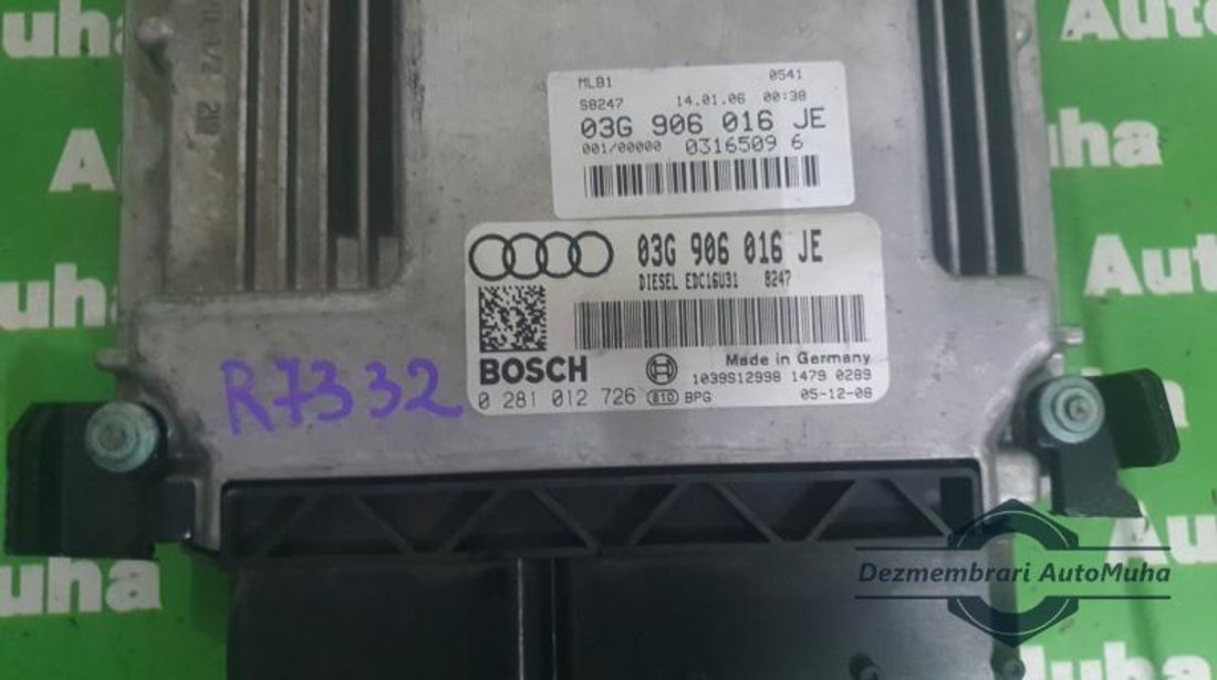 Calculator motor Audi A4 (2004-2008) [8EC, B7] 0281012726