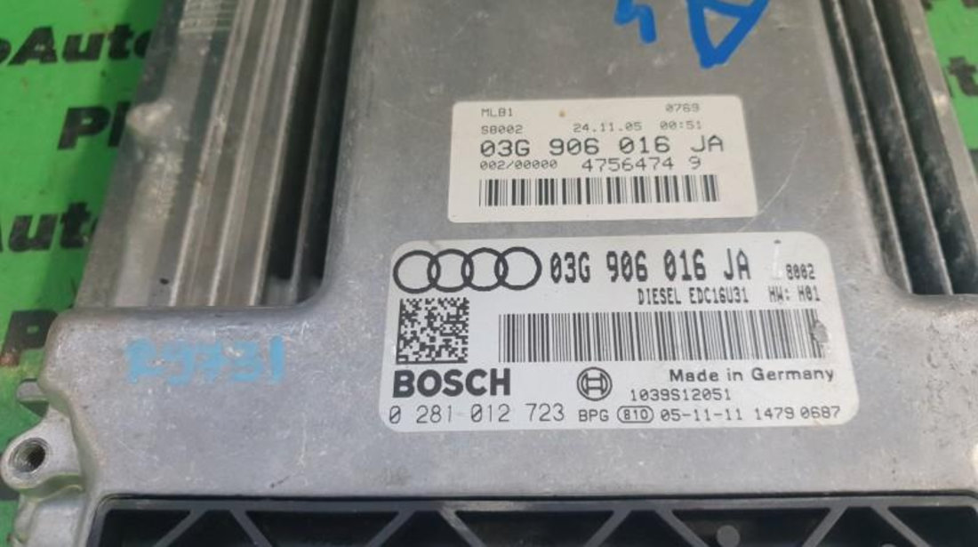 Calculator motor Audi A4 (2004-2008) [8EC, B7] 0281012723