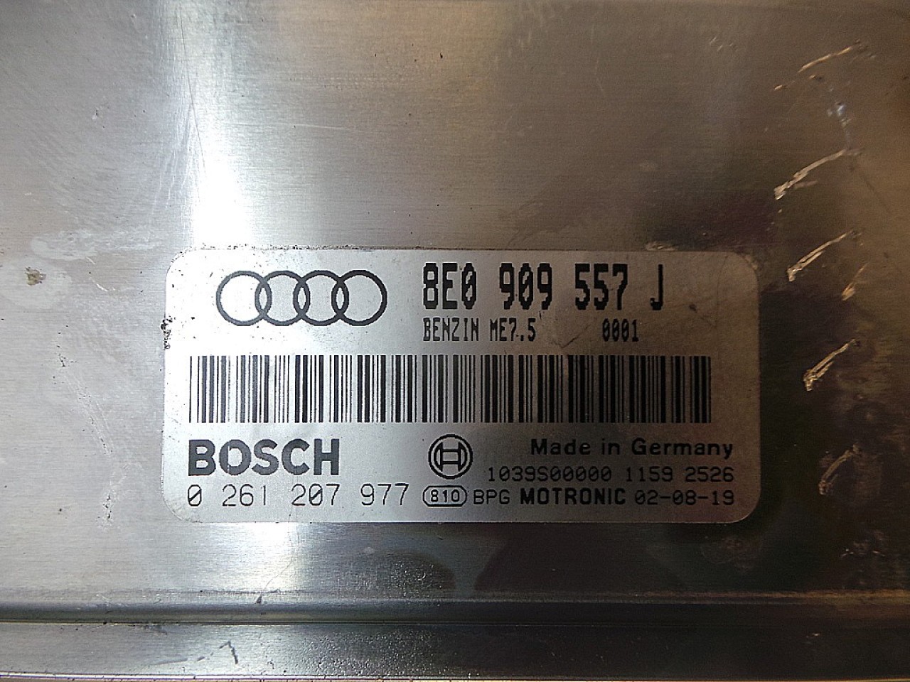CALCULATOR MOTOR AUDI A4 A4 2.0 INJ - (2001 2004)