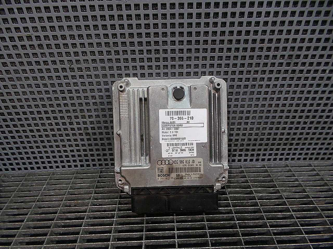 CALCULATOR MOTOR AUDI A4 A4 2.0 TDI - (2004 2007)