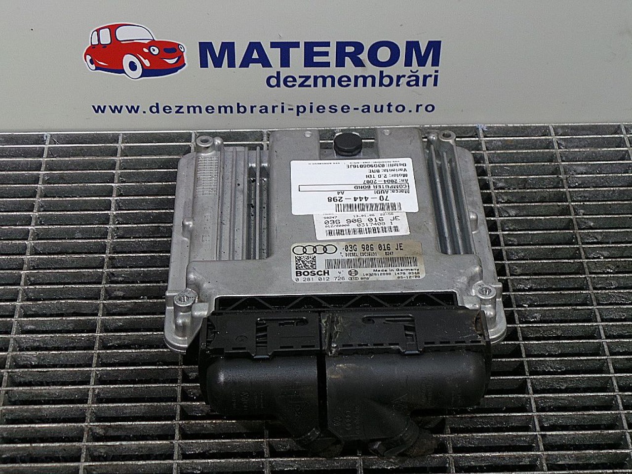 CALCULATOR MOTOR AUDI A4 A4 2.0 TDI - (2004 2007)