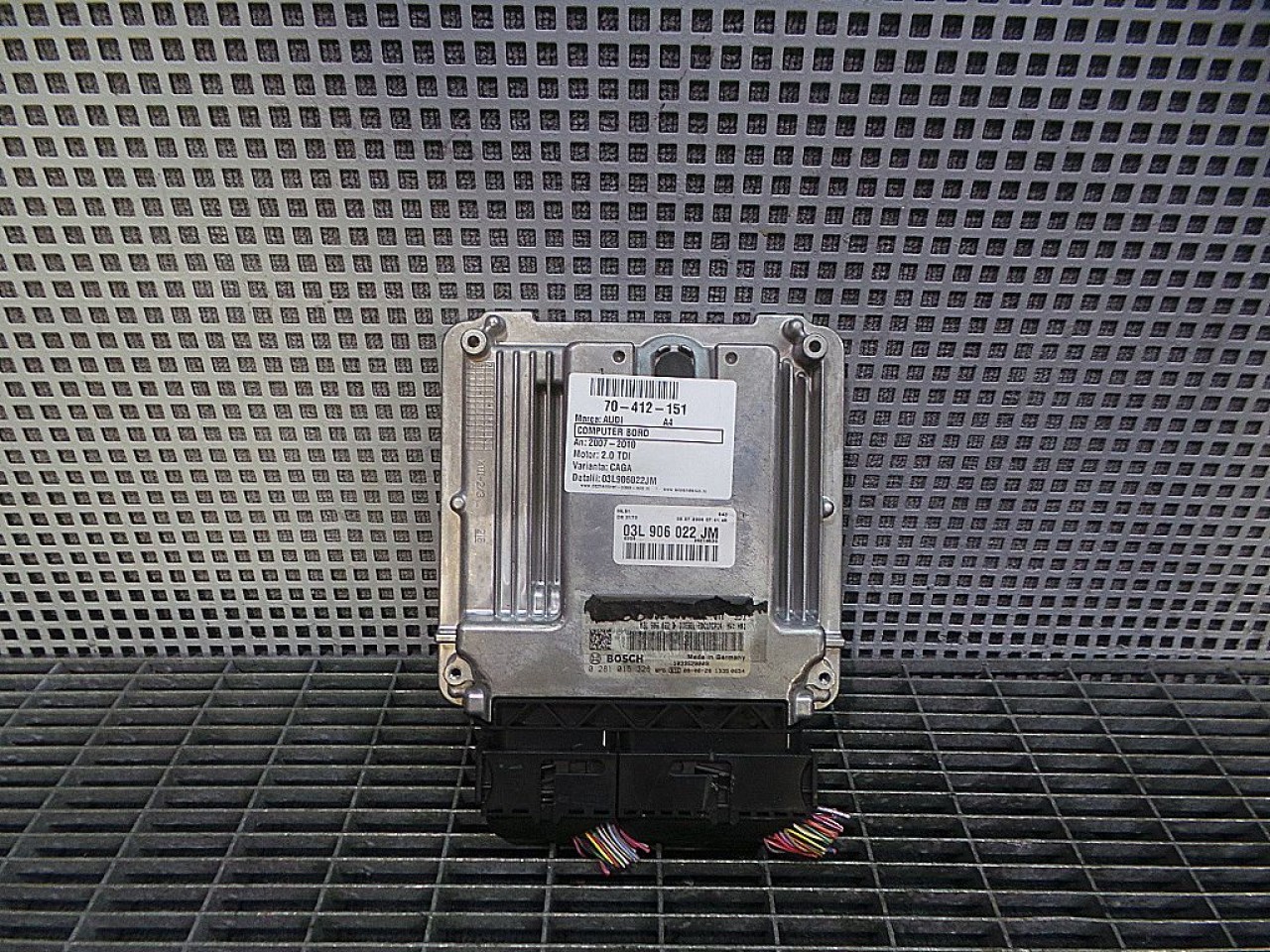 CALCULATOR MOTOR AUDI A4 A4 2.0 TDI - (2007 2011)
