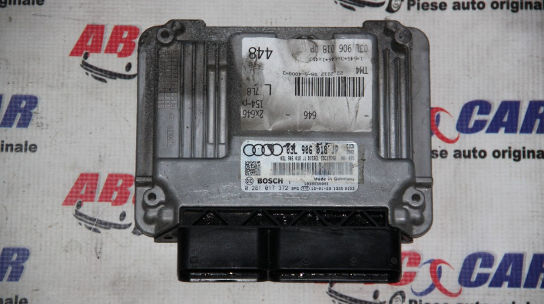 Calculator motor Audi A4 B8 8K 2008-2015 2.0 TDI 03L906018JP