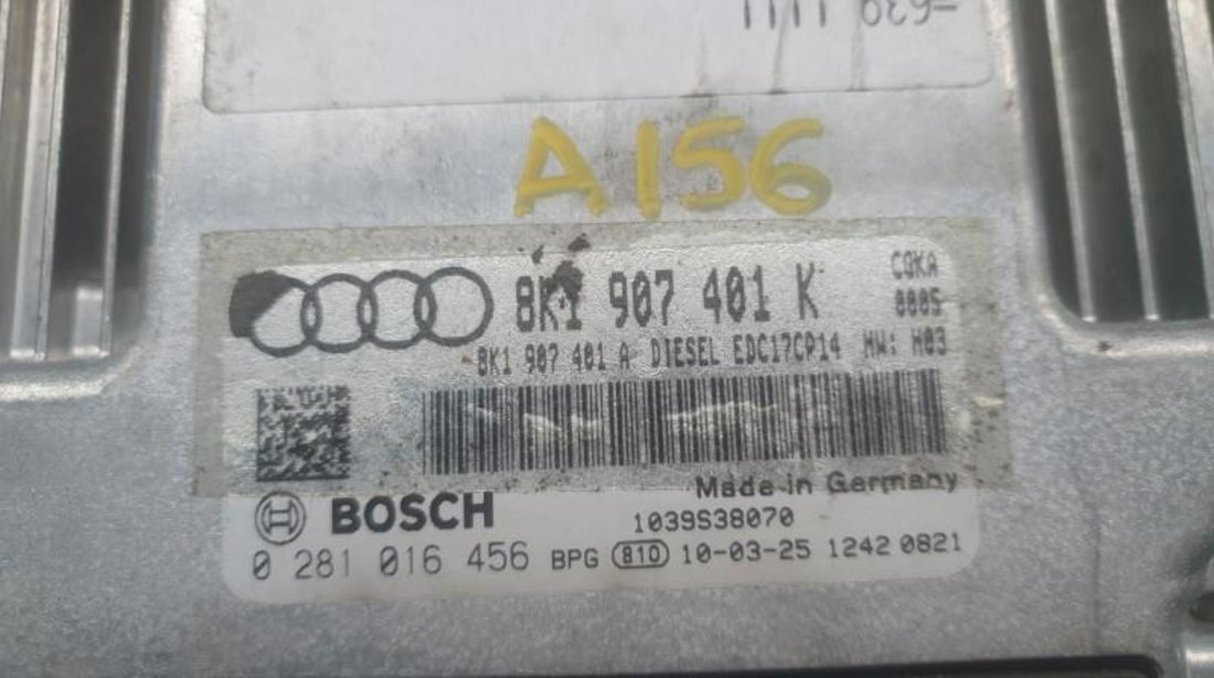 Calculator motor Audi A5 (2007->) [8T3] 0281016456