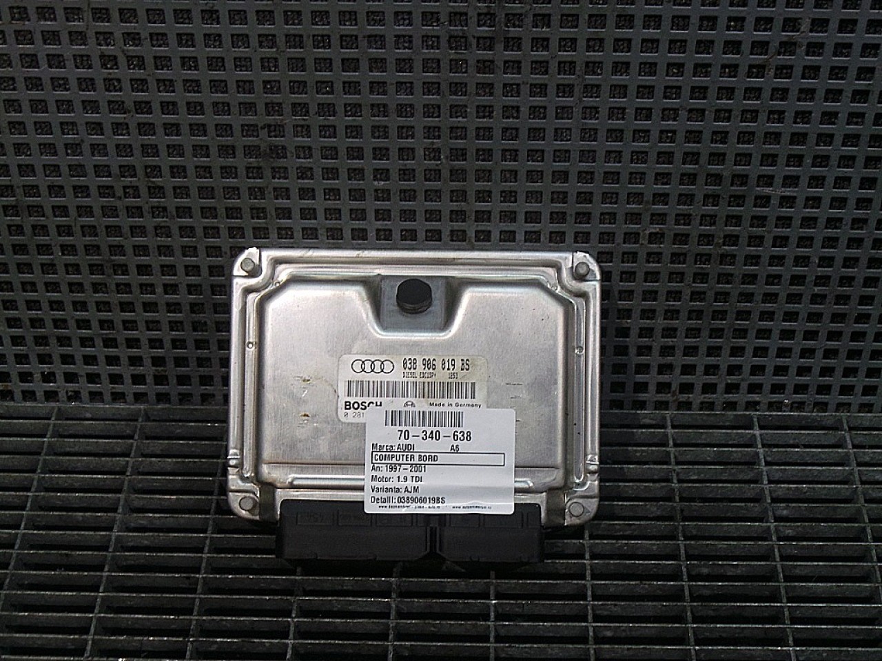 CALCULATOR MOTOR AUDI A6 1.9 TDI - (1997 2001)
