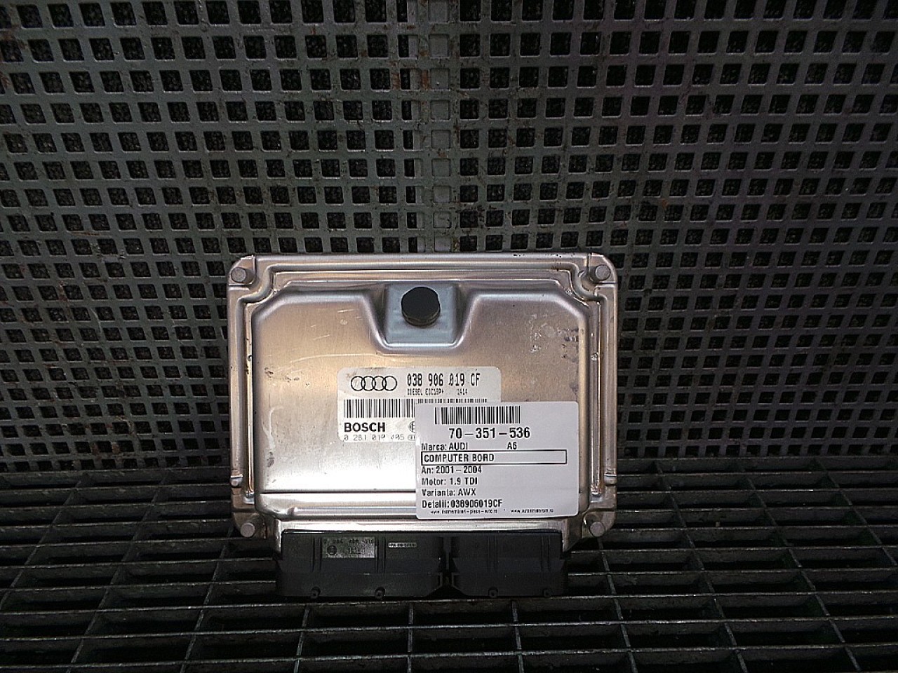 CALCULATOR MOTOR AUDI A6 1.9 TDI - (2001 2004)