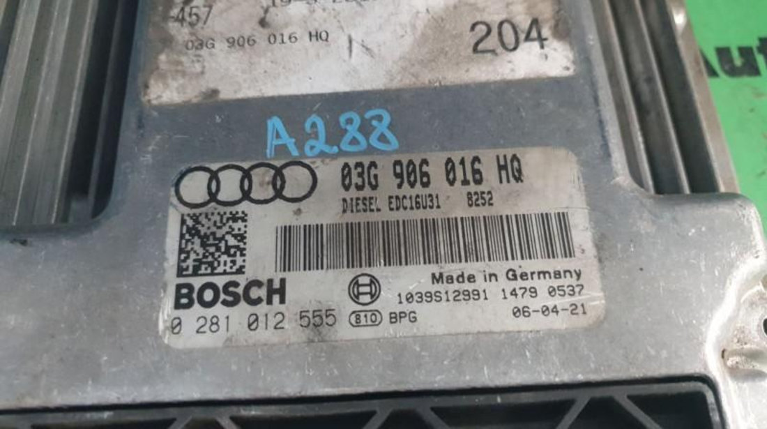 Calculator motor Audi A6 (2004-2011) [4F2, C6] 0281012555