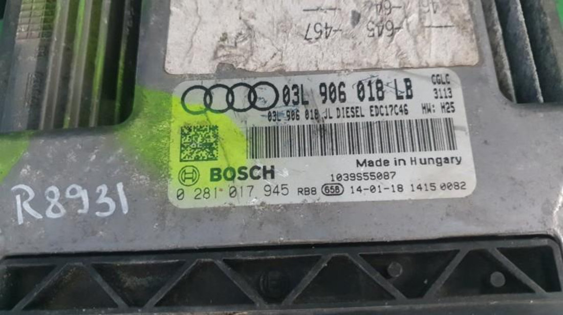 Calculator motor Audi A6 (2010->) [4G2, C7] 0281017945