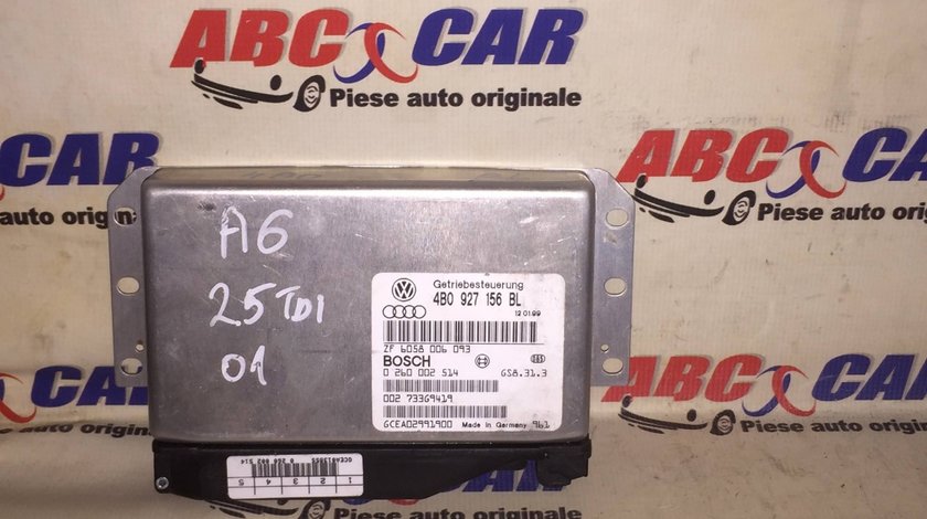 Calculator motor Audi A6 4B C5 2.5 TDI cod: 4B0927156BL