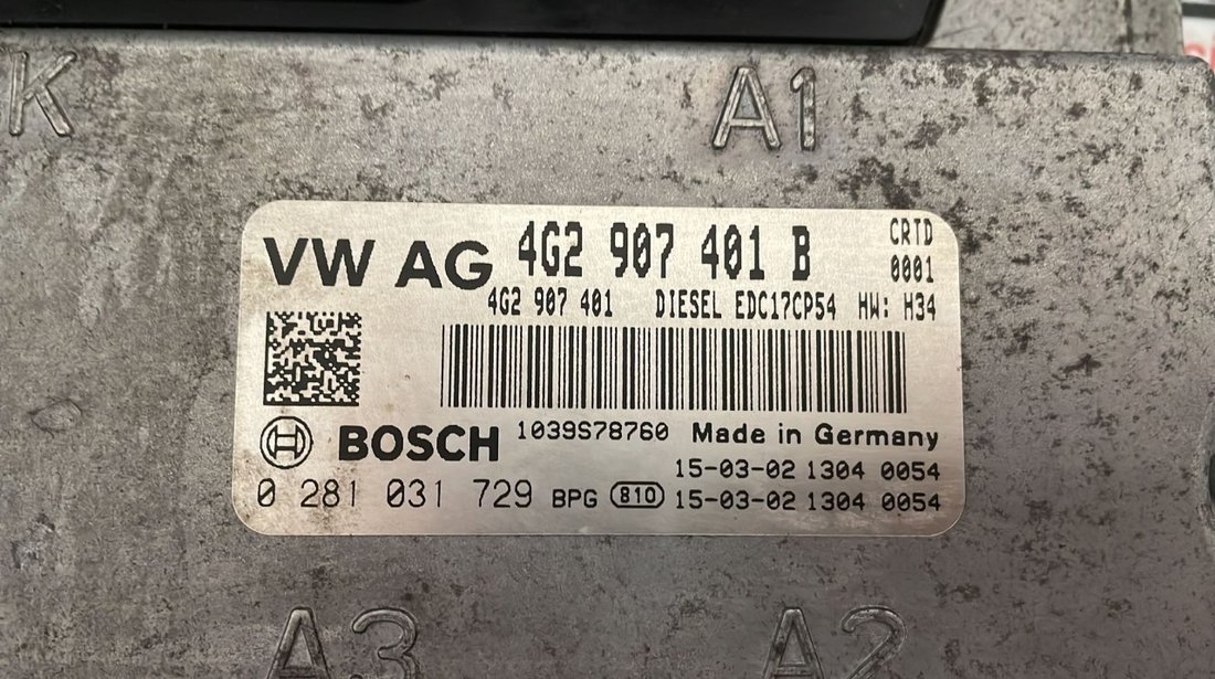 Calculator Motor Audi A7 Sportback 3.0 TDI CRTD cod: 4G2907401B