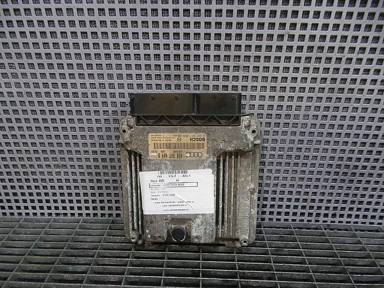 CALCULATOR MOTOR AUDI A8 4.0 TDI - (2002 2009)