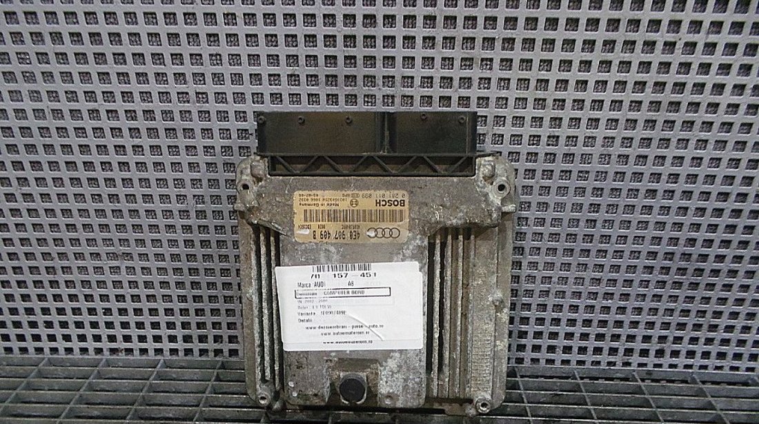 CALCULATOR MOTOR AUDI A8 A8 4.0 TDI - (2002 2009)