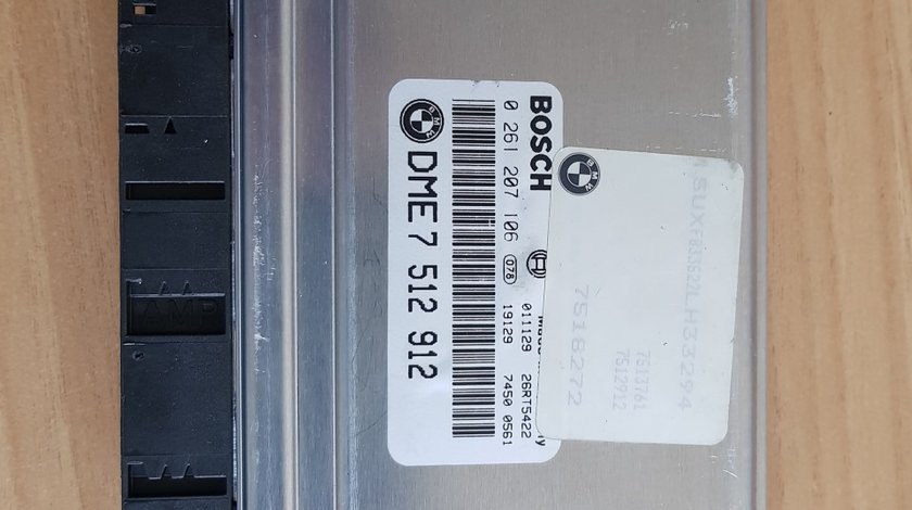 calculator motor bmw e53 4.4i M62 2002 cod 7518272 DME 7512912 COD EXCH 12147529058