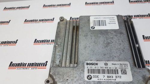 Calculator Motor BMW E90, 0281013502, 7803372,