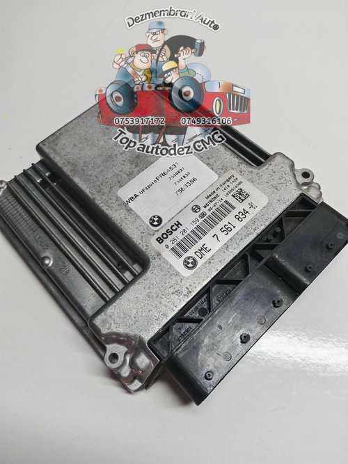 Calculator motor Bmw E90 E91 seria 3 2.0i benzina ECU 7561834 0261201159 N46B20B 7563356 7561834 754