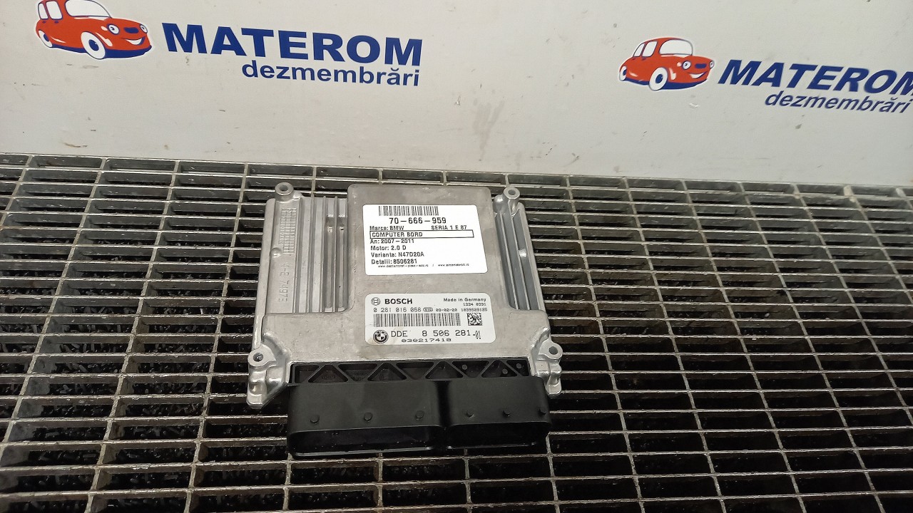 CALCULATOR MOTOR BMW SERIA 1 E 87 2.0 D - (2007 2011)