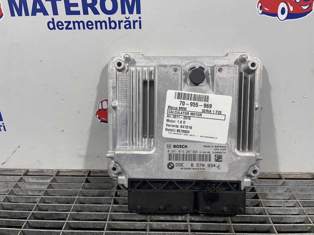 CALCULATOR MOTOR BMW SERIA 1 F20 SERIA 1 F20 1.6 D - (2011 2015)