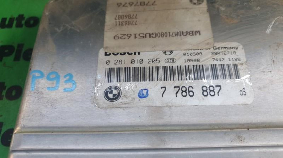 Calculator motor BMW Seria 3 (1998-2005) [E46] 0281010205