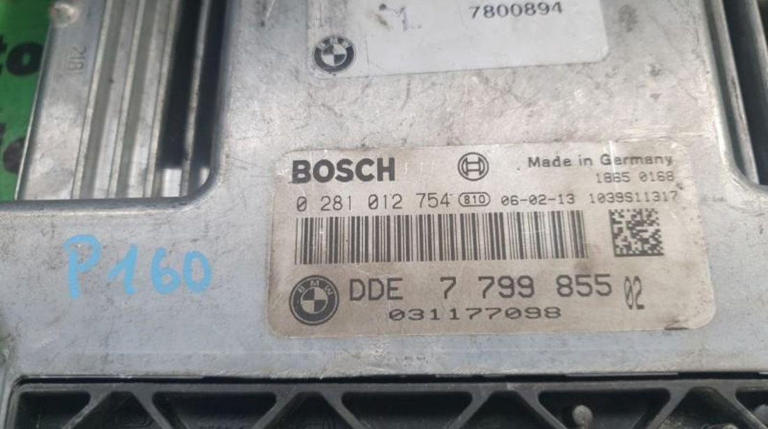 Calculator motor BMW Seria 3 (2005->) [E90] 0281012754
