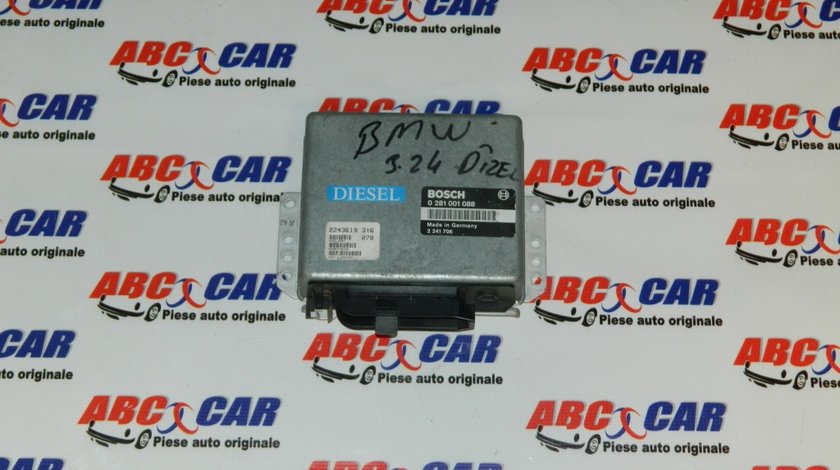 Calculator motor BMW Seria 3 E30 2.4 TD cod: 2241706 / 0281001088 model 1990