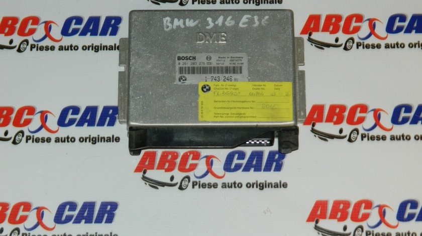 Calculator motor Bmw Seria 3 E36 1993-2000 Cod: 1743246 , 026120327