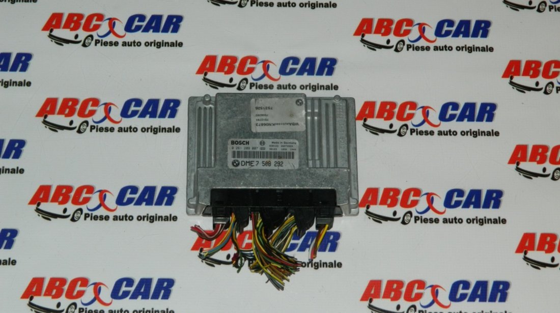 Calculator motor BMW Seria 3 E46 1.8 Benzina cod: 7508292 / 0261209007 model 2000