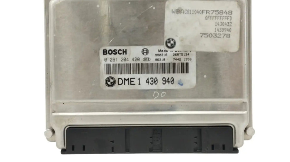 Calculator Motor, BMW Seria 3 E46, 1430940 1430940 BMW Seria 3 E46 [1997 - 2003] Sedan 4-usi 330d MT (184 hp)